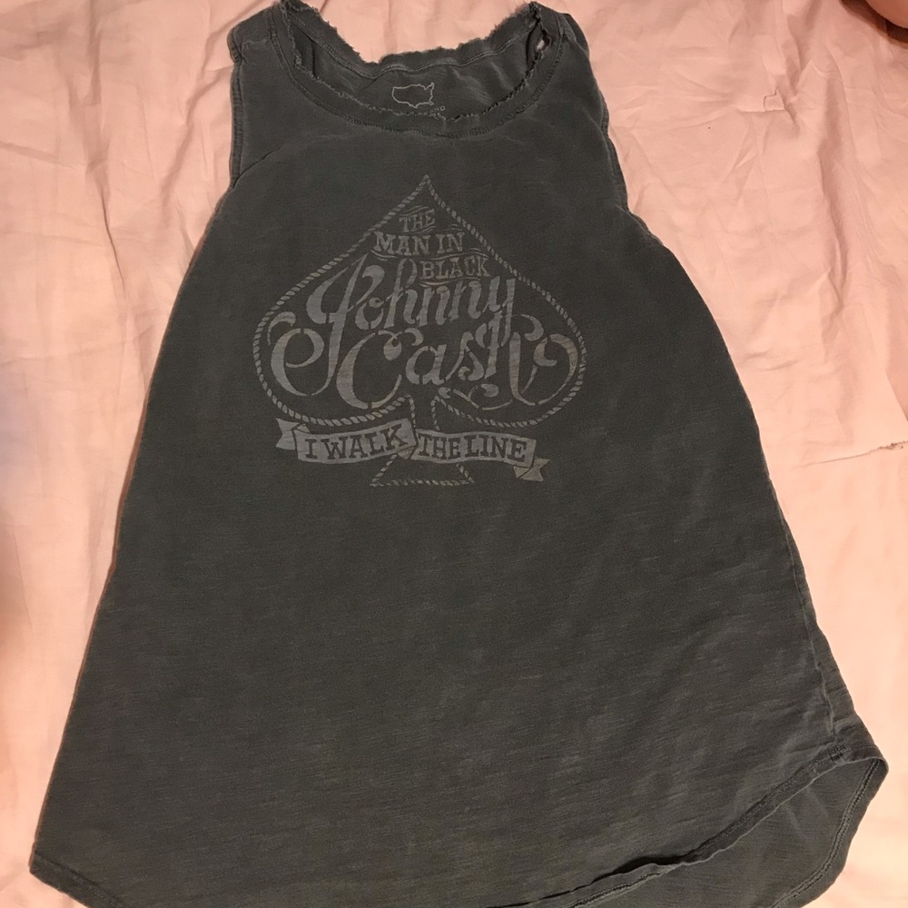 Flowy Johnny Cash tank top